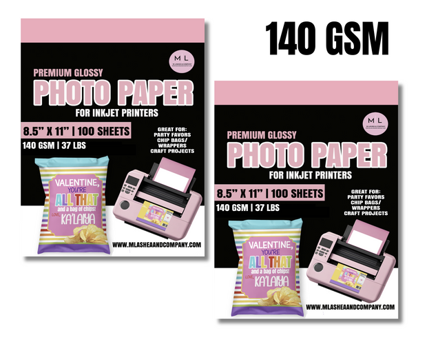 Glossy Photo Paper/ Cardstock 140 GSM 37 LBS