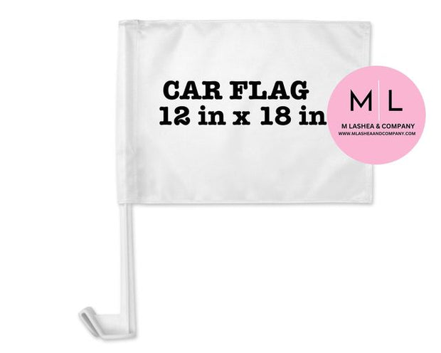 Sublimation Car Flag- Set of 2