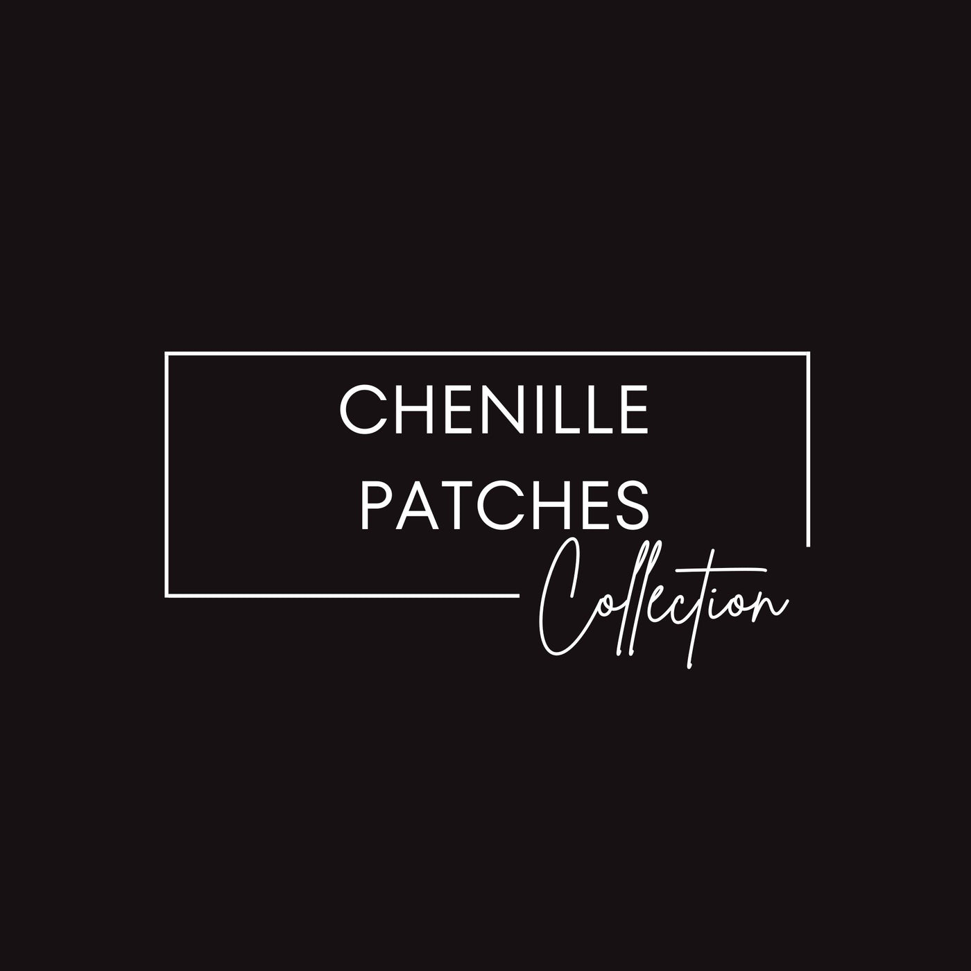 Chenille Iron-On Patches