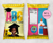 Kinder Grad Chip Bag Template Bundle