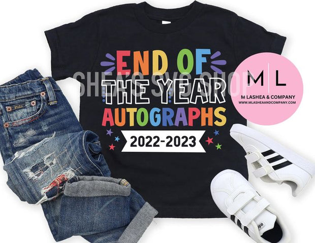 End of The Year Autographs SVG + PNG