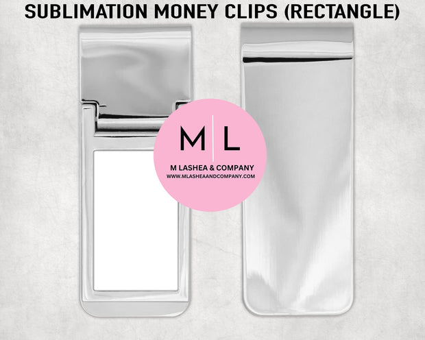 Sublimation Money Clips Blank (set of 3)
