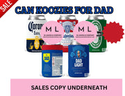 Canva Can Koozie Sales Flyers with copy (to use for advertising)