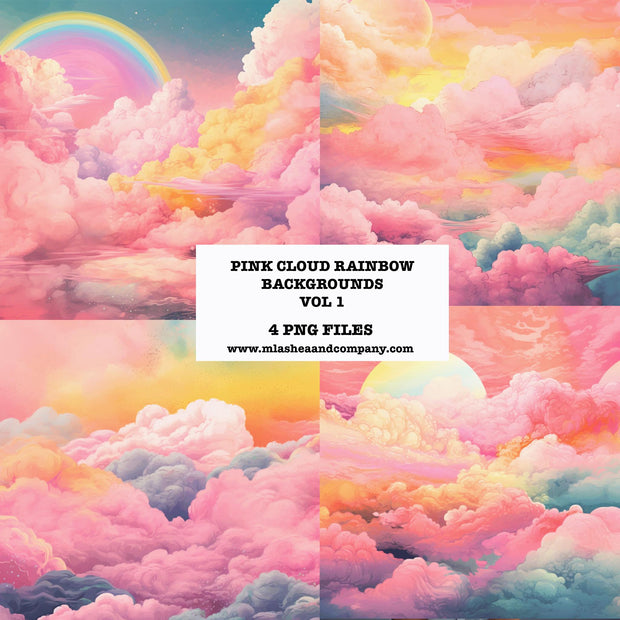 PINK CLOUDS BACKGROUND  Vol 1