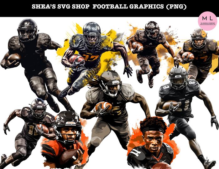 Football GRAPHICS Vol 1 – M LaShea & Company