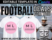 CANVA FOOTBALL SALES FLYER TEMPLATES