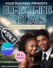 CANVA HOMECOMING SALES FLYER TEMPLATES