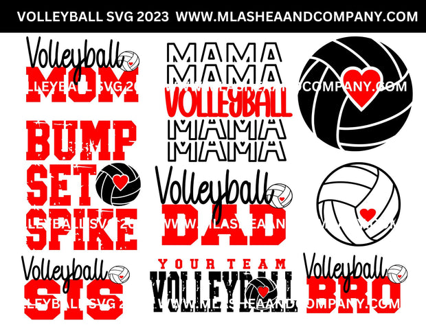 Volleyball SVG 2023 Bundle