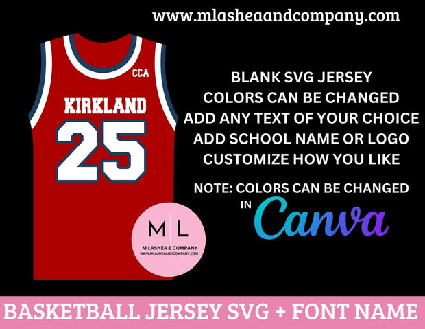 Basketball Jersey SVG Bundle