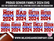 Proud Senior Family 2024 SVG Bundle
