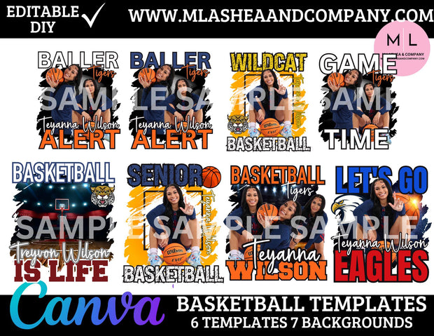 Canva Basketball Templates
