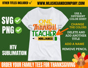 ONE Thankful School SVG-PNG Bundle
