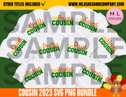 COUSINS 2023 SVG PNG BUNDLE