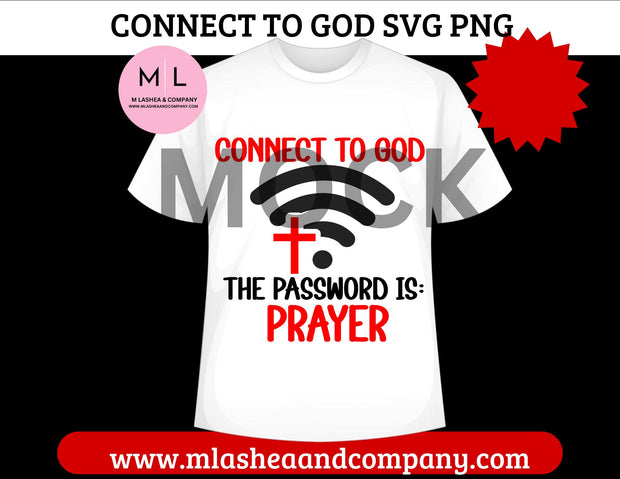 CONNECT TO GOD SVG PNG BUNDLE
