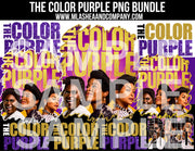 THE COLOR PURPLE PNG COMPLETE BUNDLE