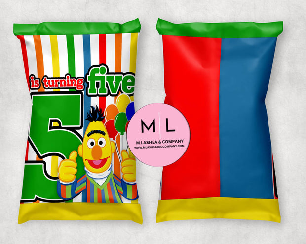 Ernie Complete Birthday Chip Bag Bundle