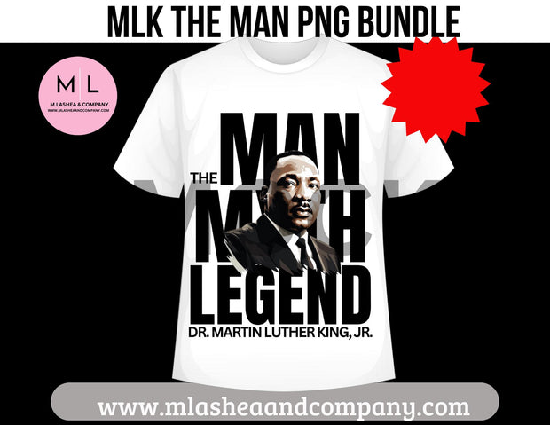 MLK THE MAN PNG BUNDLE