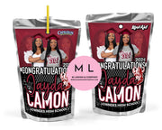 Canva Grad Drink Pouch Template Bundle