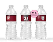 CANVA SENIOR Water Bottle Label Templates