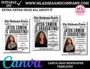 CANVA Grad Newspaper Templates