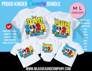 CANVA Kinder Grad Bundle T-Shirt (Templates)