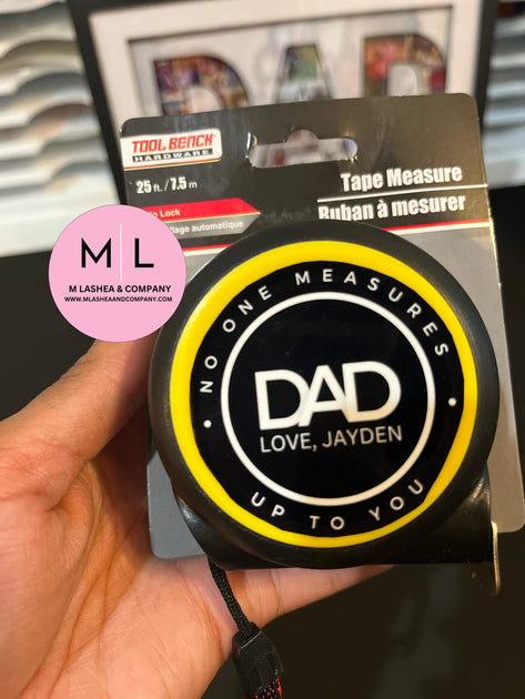 CANVA Dad Tape Measure Label Templates – M LaShea & Company