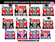 Senior Mom 2025 SVG Bundle