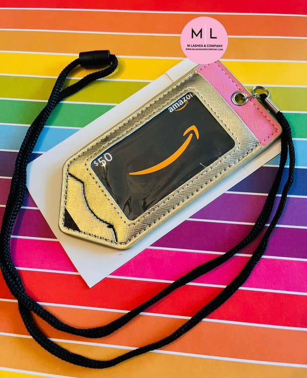 Pencil Badge - Card Holder