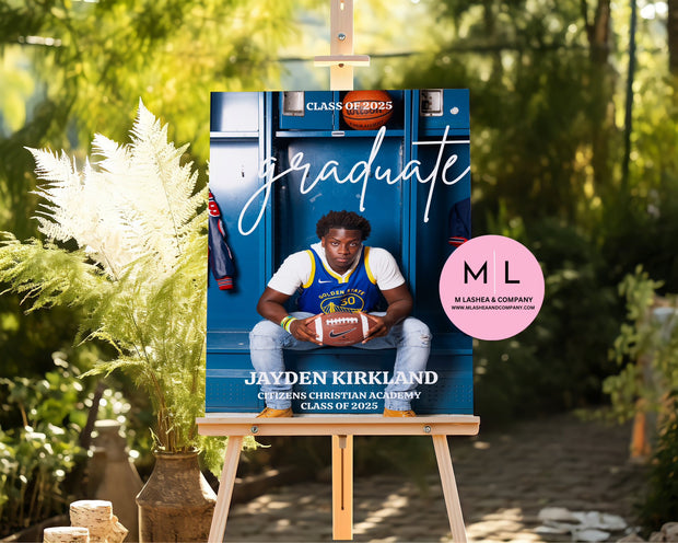 Grad Welcome Sign Templates (Canva Template)