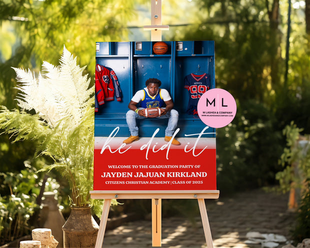 Grad Sign Canva Templates