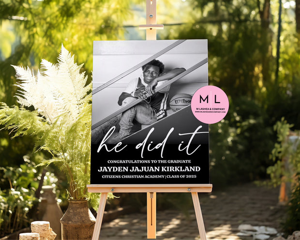 Grad Sign Canva Templates