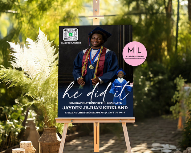 Grad Sign Canva Templates