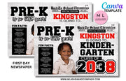 CANVA BACK TO SCHOOL FULL NEWSPAPER TEMPLATE