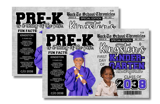 CANVA BACK TO SCHOOL FULL NEWSPAPER TEMPLATE