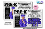 CANVA BACK TO SCHOOL FULL NEWSPAPER TEMPLATE
