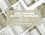 Baby Shower Booklet Templates (Canva Templates)