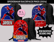 Full Backpack Designs PNG Bundle