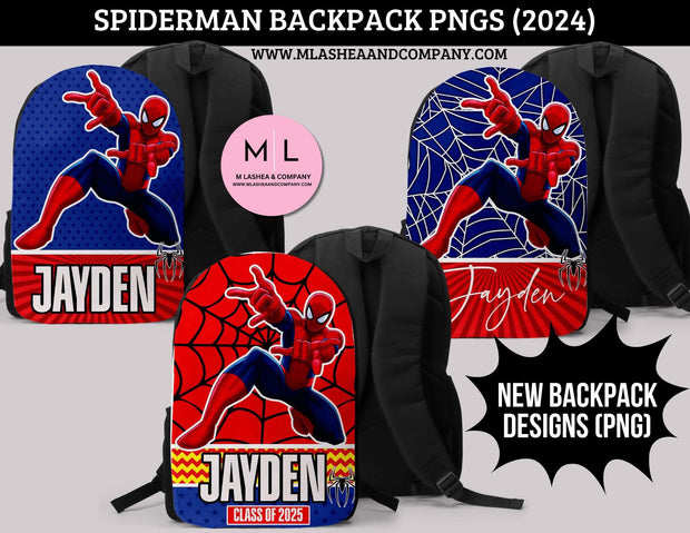 Full Backpack Designs PNG Bundle