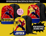 Full Backpack Designs PNG Bundle