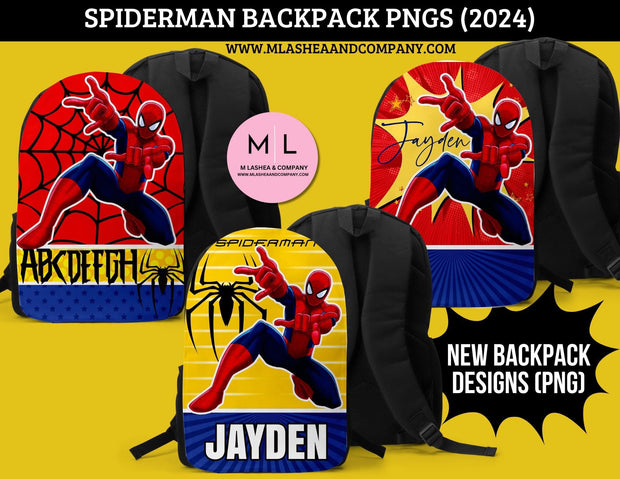 Full Backpack Designs PNG Bundle