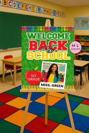 Back to School Welcome Sign Templates (Canva Template)