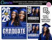 CANVA GRAD FLYER + INVITE TEMPLATES