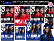 CANVA GRAD FLYER + INVITE TEMPLATES