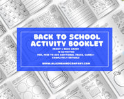 Back to School Activity Book Template (Canva Templates)