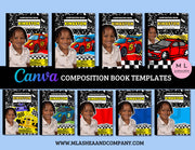 Canva Composition Book Cover Templates