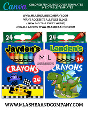 Custom School Supplies Mega Digital Bundle