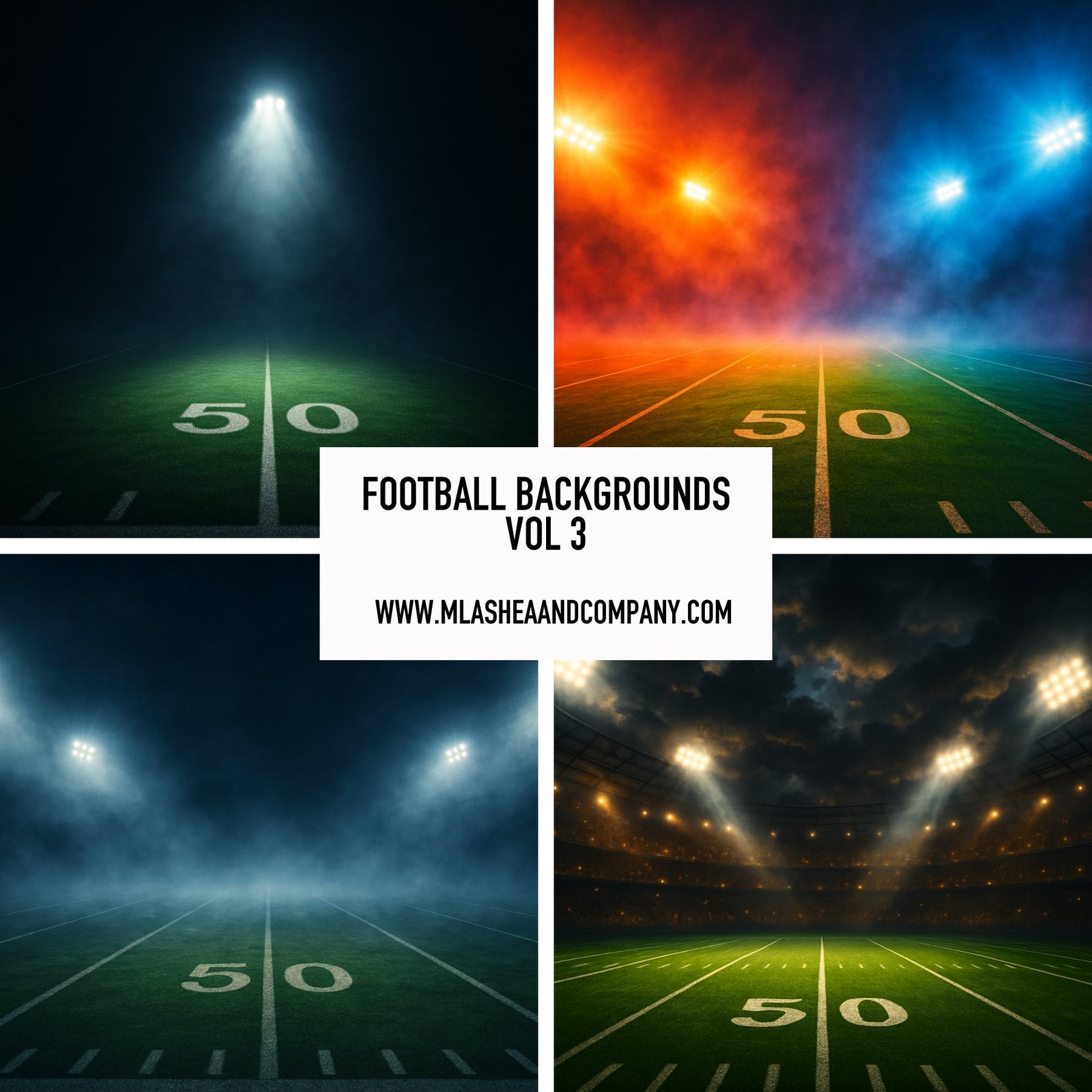 Football Backgrounds Vol 3 (PNG) – M LaShea & Company
