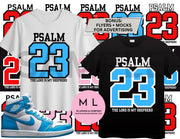Psalm 23 PNG + Canva Templates