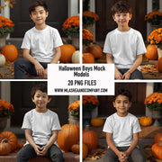 Halloween Boy Mock Models (PNG)