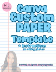 Canva Custom Paper Templates